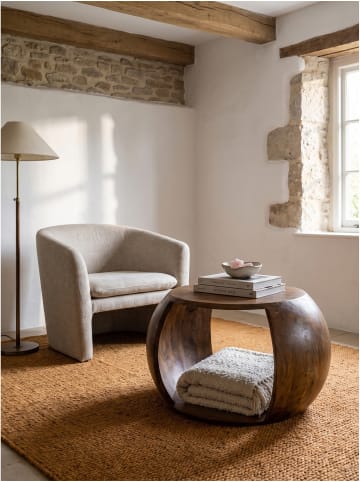 KADIMA DESIGN Couchtisch Massivholz, handgefertigt, fertig montiert, Modern