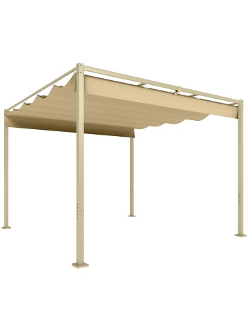 Outsunny Pergola 298L x 297B x 221H cm Khaki