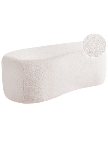 Beliani Bettbank BAYARD in Weiß - (W) 115 x (H) 43 x (L) 56 cm