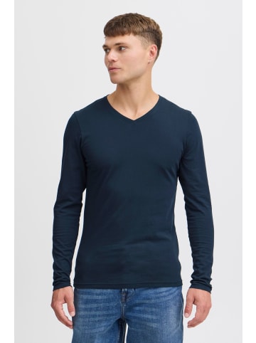 !SOLID V-Shirt SDBasil 21103003ME Langarmshirts im 2er-Pack in Blau