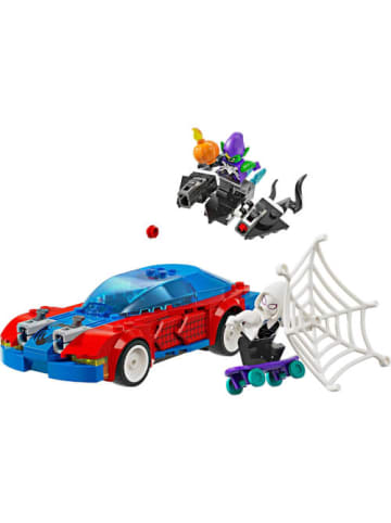 LEGO Bausteine Marvel Super Heroes Spider-Mans Rennauto & Venom Green Goblin, ab 7 J