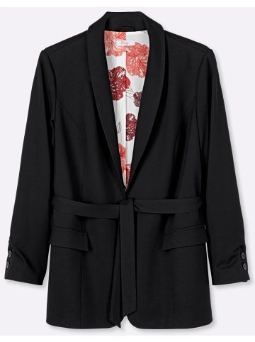 sheego Shirtblazer in schwarz