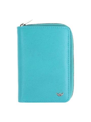Golden Head Madrid Geldbörse RFID Schutz Leder 11.5 cm in türkis