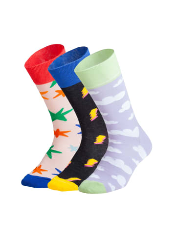 DillySocks Socken Sky Sparks (3er Box) in Mehrfarbig