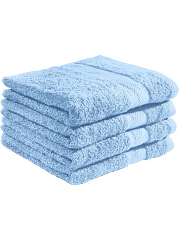 REDBEST Frottier Duschtuch 4er-Pack Chicago in hellblau