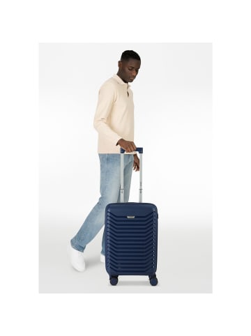 benzi 5820 4 Rollen Kabinentrolley 55 cm blau