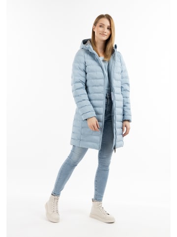 usha BLUE LABEL Damen Wattierter Steppmantel in Hellblau