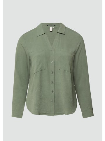 QS Bluse in 7927_salbeigrün