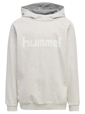 Hummel Baumwoll-Hoodie Hmlgo Kids Cotton Logo Hoodie in EGRET MELANGE