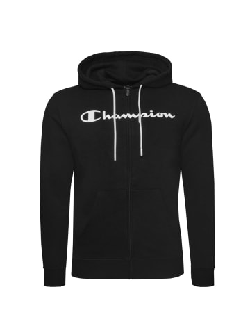 Champion Sweatjacke Hooded Full Zip in schwarz