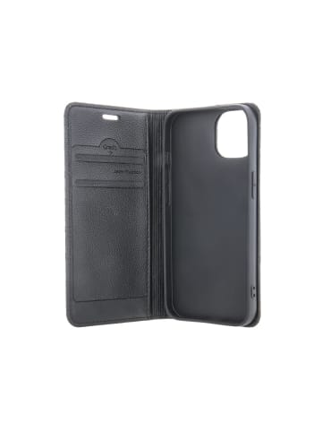 COFI 1453 Caro kompatibel mit Apple iPhone 17 Schwarz Wallet-Handyhülle in Schwarz