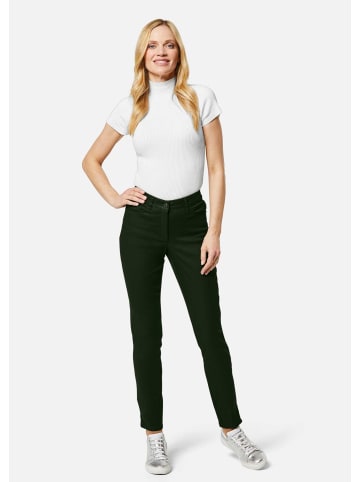 MADELEINE Beschichtete Skinny-Jeans in khaki