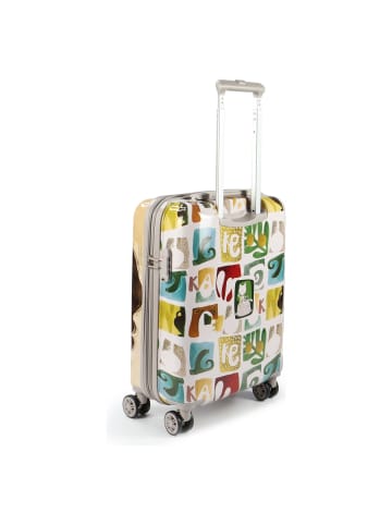 Anekke Muse 4 Rollen Kabinentrolley 55 cm mit Dehnfalte in mehrfarbig