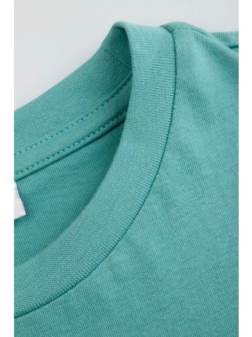 MOKIDA Baumwoll-T-Shirt mit kurzen Ärmeln in grün