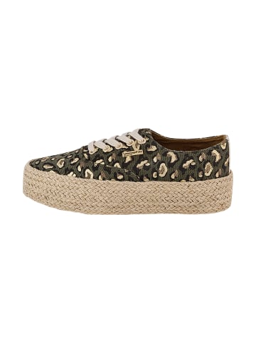 Les Tropéziennes par M Belarbi Cosmic Print Schnürsneaker Grün