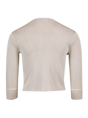 Vera Mont Strickbolero ohne Verschluss in Silver/Beige