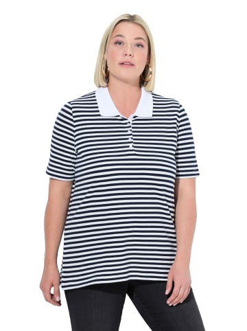 Ulla Popken Poloshirt in schwarz