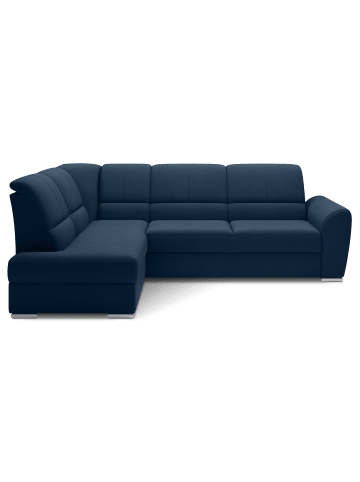 MF Design Silver Recamiere Links in Navyblau -  (L) 270 x (B) 270 x (H) 93 cm