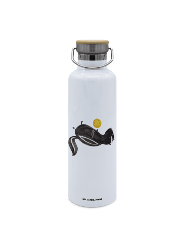 Mr. & Mrs. Panda Trinkflasche Stinktier Ball ohne Spruch in Weiß