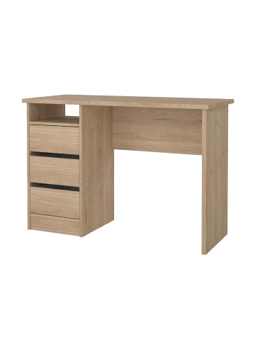 ebuy24 Schreibtisch FunctionPlus Nussbaum 110 x 49 cm