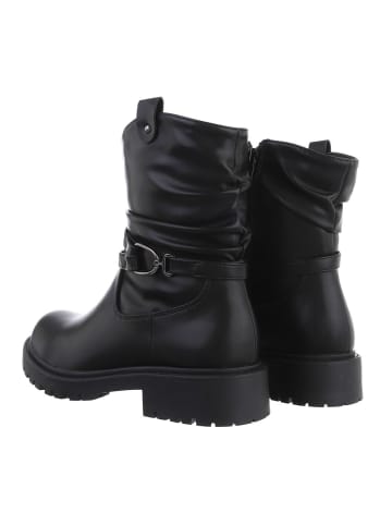 Ital-Design Stiefelette in Schwarz