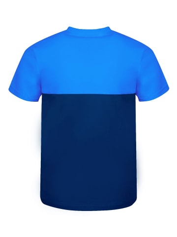Trollkids T-Shirt "Bergen" in Marineblau / Mittelblau
