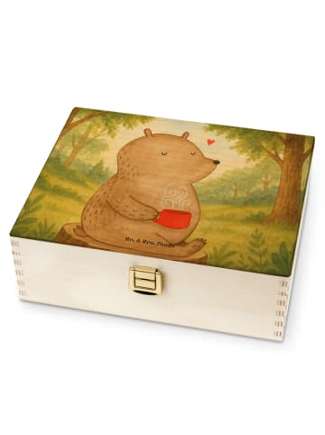 Mr. & Mrs. Panda Teebeutelbox Bär Kaffee Design ohne Spruch in Weiß