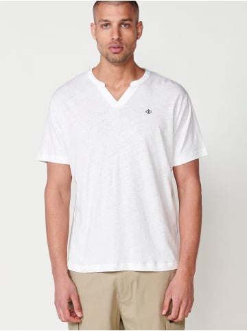 KOROSHI Kurzarm-t-shirt. in weiß