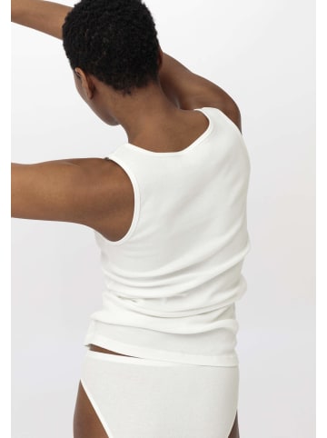Hessnatur Tanktop Rundhals Fitted 2er-Set in naturweiss