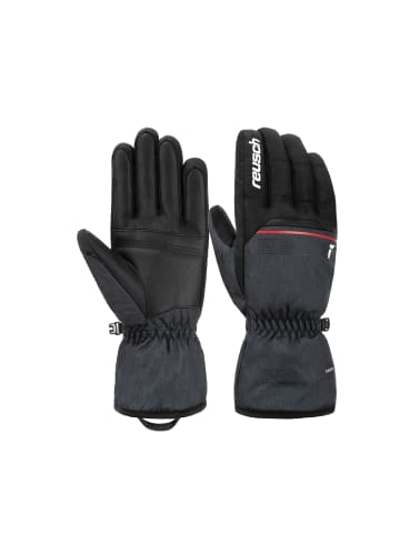 Reusch Fingerhandschuh Snow King in 7680 blck/blck melang/fire red