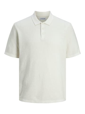 Jack & Jones Einzigartiges Knit Polo-Shirt mit Kentkragen in Weiß