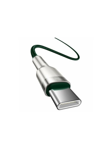 Baseus Baseus Cafule Metal Datenkabel USB Type C - USB Type C in Grün