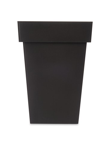 IBERGARDEN Selbstbewässerndes Blumentopf in anthrazitfarben