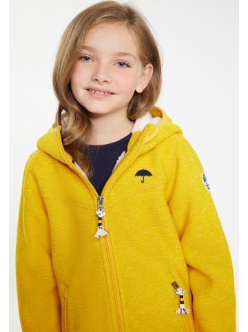 Schmuddelwedda Mädels Blouson + Tagesrucksack - Set in Dunkelgelb Melange