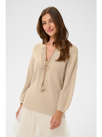 Cream Strickpullover CRPara Regular fit in Perfectly Pale