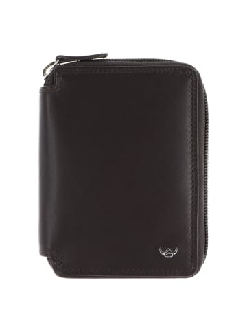 Golden Head Polo Geldbörse RFID Schutz Leder 12.5 cm dunkelbraun