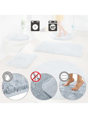 Erwin Müller Badematte Rhodos in silber