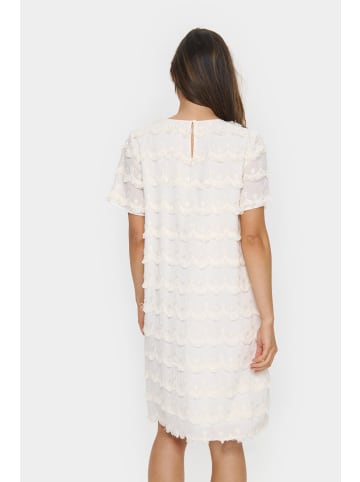 SAINT TROPEZ Kleid JohanetteSZ Lockere Passform in Ice