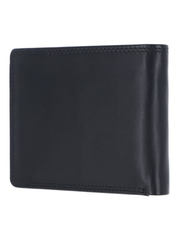 Golden Head Polo Geldbörse RFID Schutz Leder 11 cm schwarz