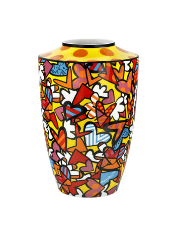 Goebel Vase " Romero Britto All we need is love " in Britto - All we need is love