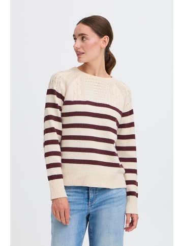 Oxmo Strickpullover OXSanva in Braun