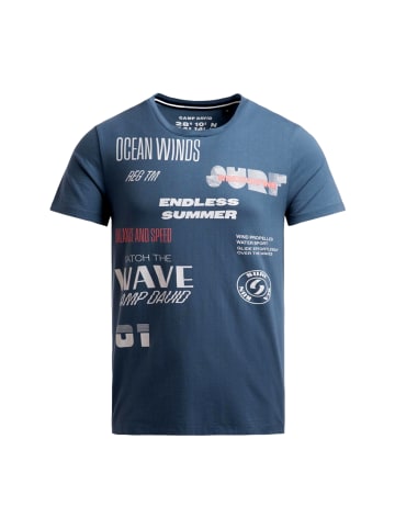 CAMP DAVID T-Shirt 'Windsurfing' in dunkelblau