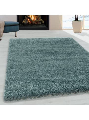 Teppich Boss Hochflor Teppich Sima Blau