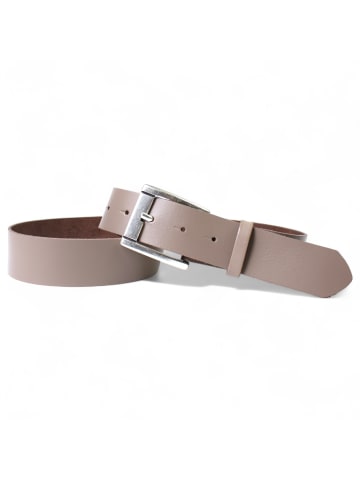 FRONHOFER Ledergürtel 4cm in Taupe