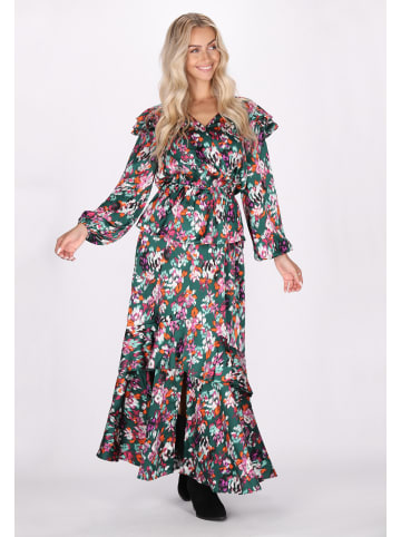 IZIA Damen Bluse in Grün Mehrfarbig