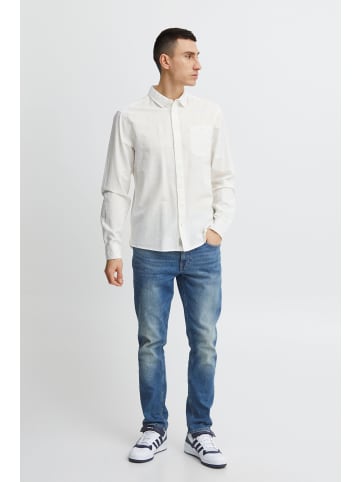 BLEND Langarmhemd BHShirt in weiß