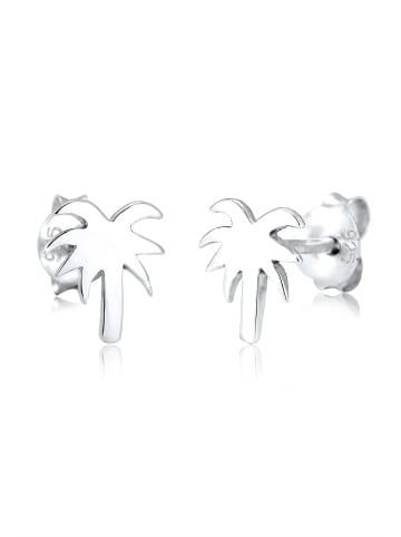 Elli Ohrringe 925 Sterling Silber Palme in Silber