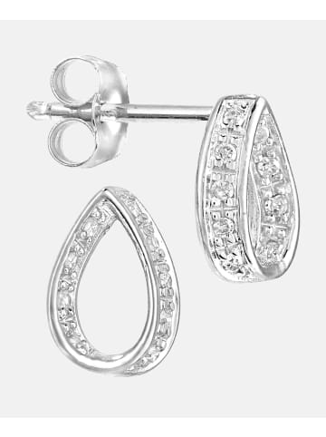 Diamant L'éternel Ohrstecker aus 375 Weißgold mit Diamant