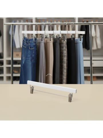 relaxdays 96x Hosenbügel in Weiß