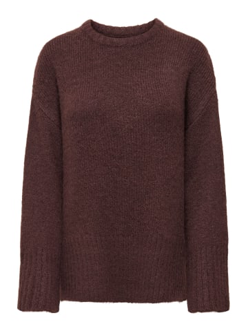 ONLY Strickpullover in Seal Brown